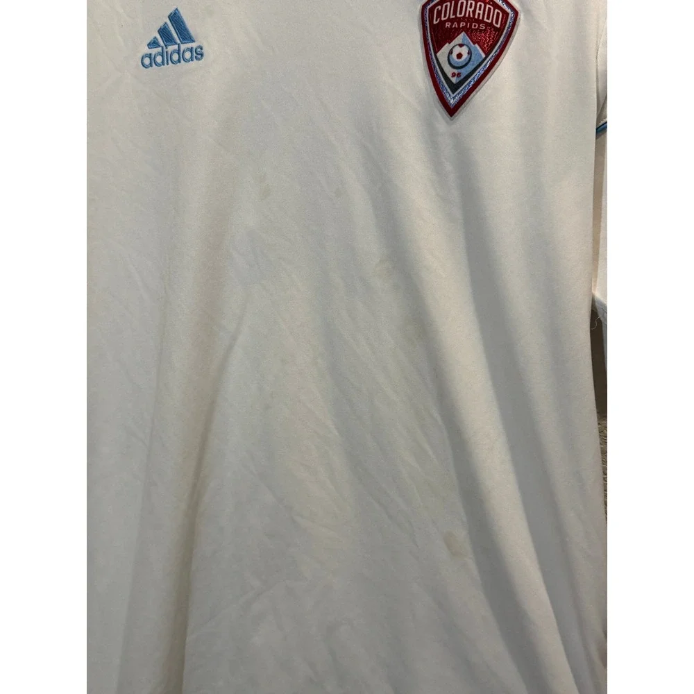 Adidas Mens Colorado Rapids‎ Soccer Jersey White Medium